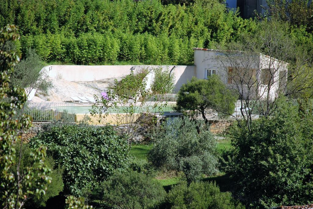 Les Jardins Du Mas Evesque Bed & Breakfast Rousson  Exterior foto