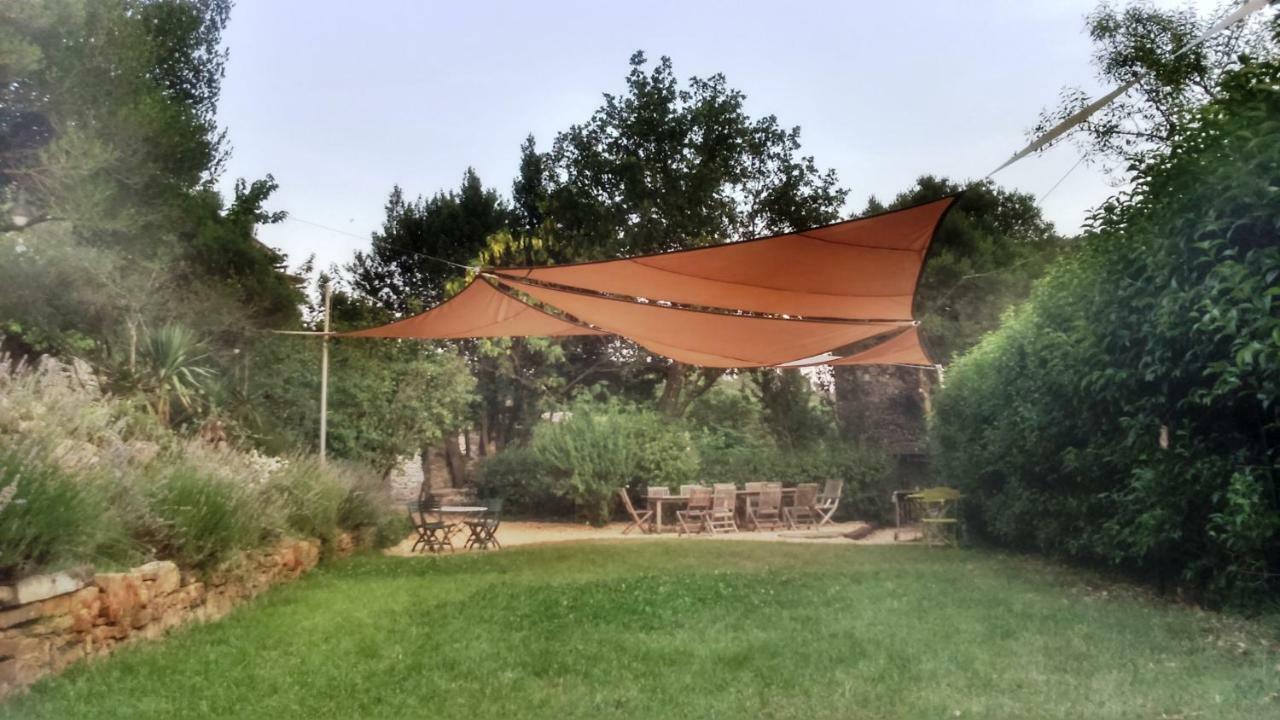 Les Jardins Du Mas Evesque Bed & Breakfast Rousson  Exterior foto